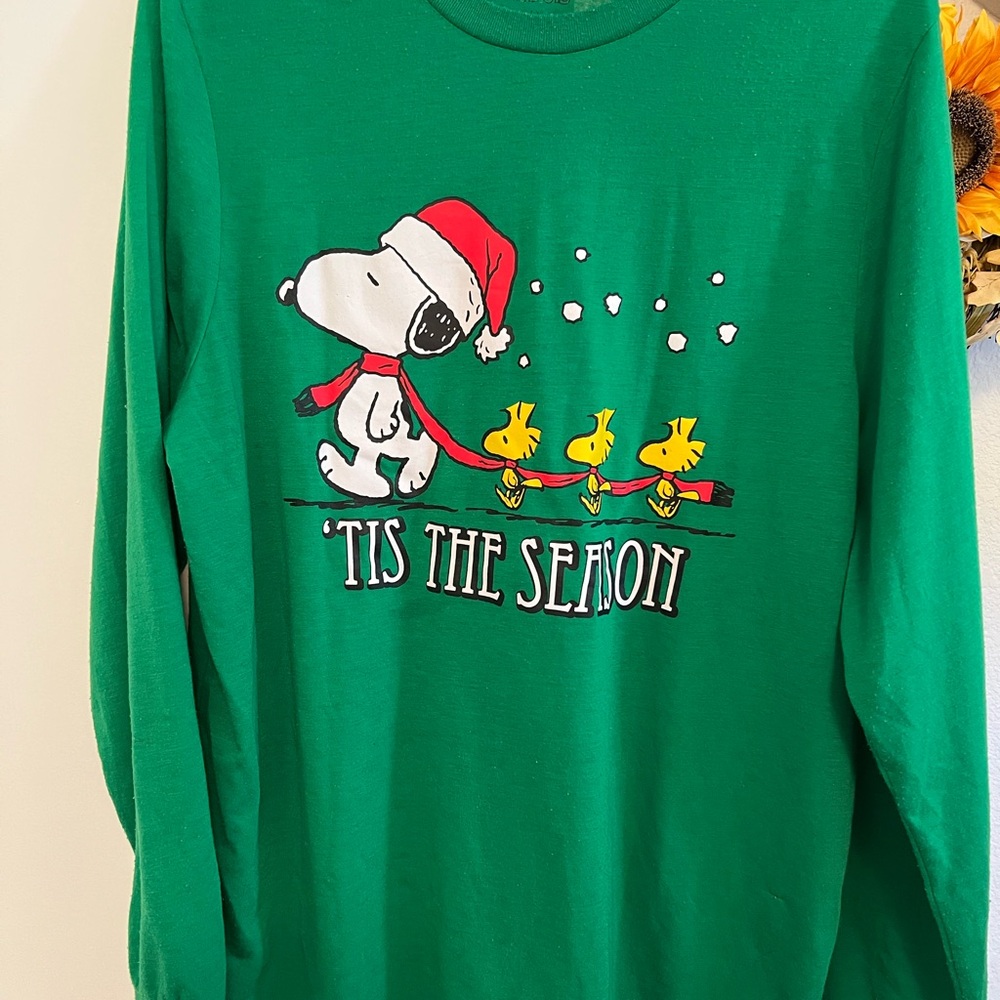 Peanuts Green Long Sleeve Shirt
